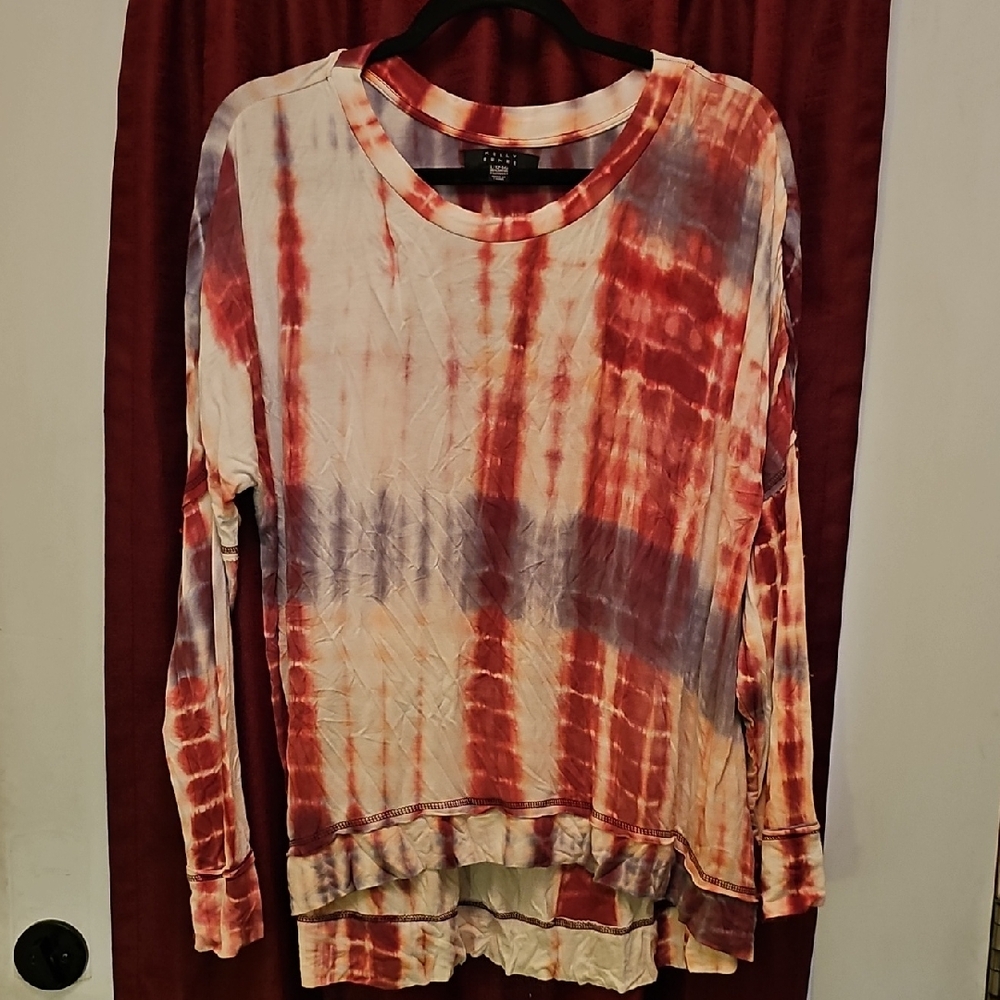 Stylish Red Tie-Dye shirt